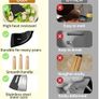 Silicone Kitchen Utensils 22 Pieces, Set of Utensils da Cucina per Pentole Antiaderenti, Heat and Non-Stick with Wooden Handle for Utensils BPA Free (Black) Image 7