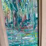 Mid Century Modern Oil on Board abstract ( unsigned) Image 3