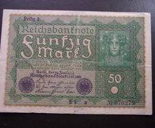 Germany. Reichsbanknote. 50 Mark (24.6.1919)