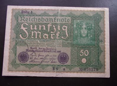 Germany. Reichsbanknote. 50 Mark (24.6.1919)