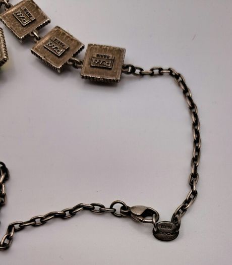 vintage  designer citrine necklace