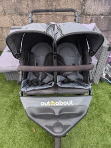Out n about double buggy
