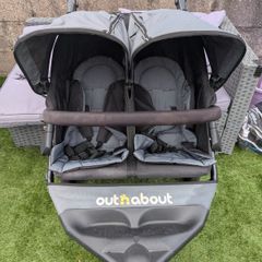 Out n about double buggy