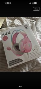 pink gaming headset
