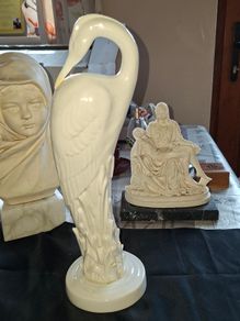 Royal Doulton Bone China Heron Sculpture named Patience part of the Images of Nature, Postage Available or Collection
