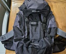 Backpack with rain cover