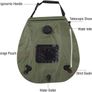 Premium 20L Solar Heating Camping Shower Water Bag For Hot Water With Temperature Thermometer 45 Degrees C Removable Hose On/Off Head For Camping Hiking Bathing Summer Garden Shower 5 Gallons Image 6