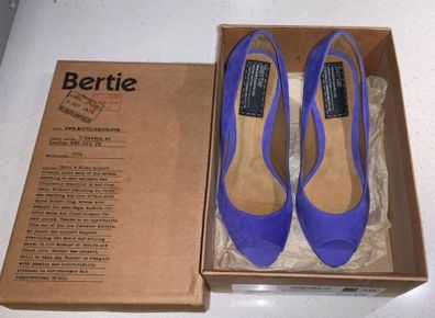 Bertie blue shoes