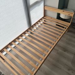 Wooden bed frame IKEA