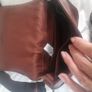 Leather satchel bag Image 3