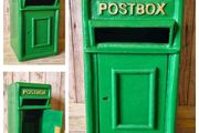 Post Box Small Cast Iron Green Insert H381
