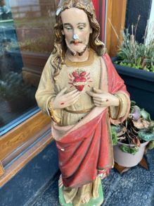antique religious statue