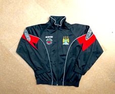 FREE POST  Manchester City Cherry Orchard (XL) Jacket Tracksuit Top Track Errea Soccer Football Vintage Retro Dublin Ballyfermot Extra Large