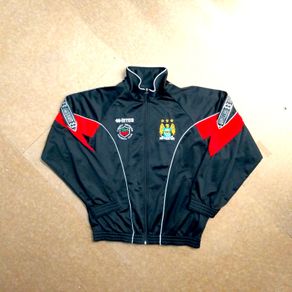 FREE POST  Manchester City Cherry Orchard (XL) Jacket Tracksuit Top Track Errea Soccer Football Vintage Retro Dublin Ballyfermot Extra Large