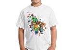 Minecraft Characters Kids T-Shirt tee top shirt