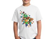 Minecraft Characters Kids T-Shirt tee top shirt