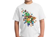 Minecraft Characters Kids T-Shirt tee top shirt