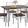 5-Piece Dining Set Table & 4 Chairs Image 6