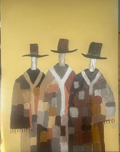 oil painting on canvas