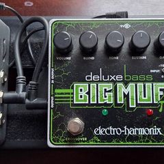 Bass pedal board Tuner BeatBuddy Big Muff Pi Deluxe bass