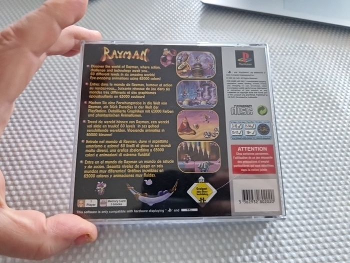 Rayman PlayStation1 Ps1 PlayStation2 Ps2 Games Original