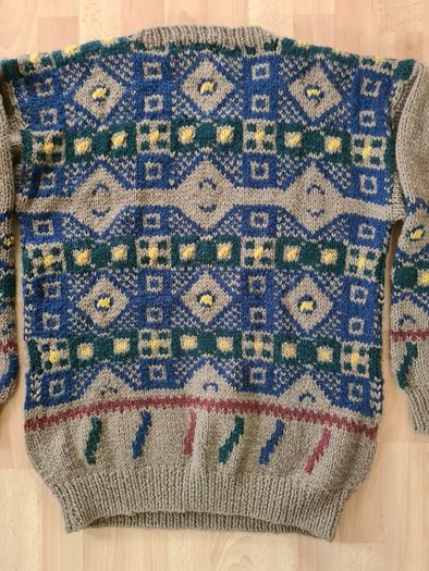 Jumper Handknit vintage wool Shelterbay by Arrow size M medium