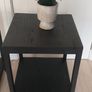 2x Black Side Tables / Bedside Lockers Image 5