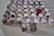 Porcelain  - Collectable Thimbles X 65 .