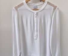 Crepe & chiffon top