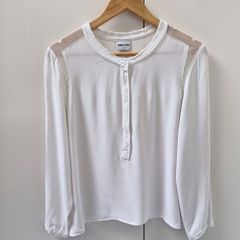 Crepe & chiffon top