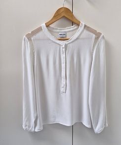 Crepe & chiffon top