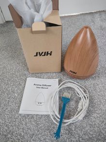 JVJH wood grain affect aroma diffuser 120ml.