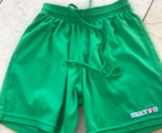 Green soccer shorts xxs