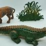 Vintage Lead Toys Alligator and Lion Britains ? Image 2
