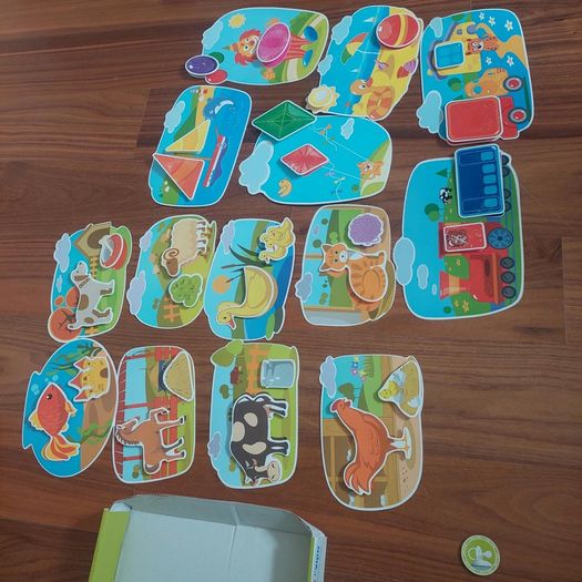 Educational matching cards - farm and summer themes