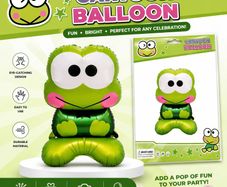Kids birthday party Frog Foil Balloon 62cm