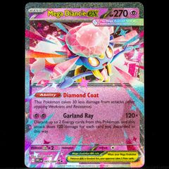 Mega Diancie EX 041/094 Double Rare Holo Phantasmal Flames Mega Evolution Pokemon Card
