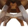 Coffee Table Solid Reclaimed Wood 60x45 cm Silver Image 6