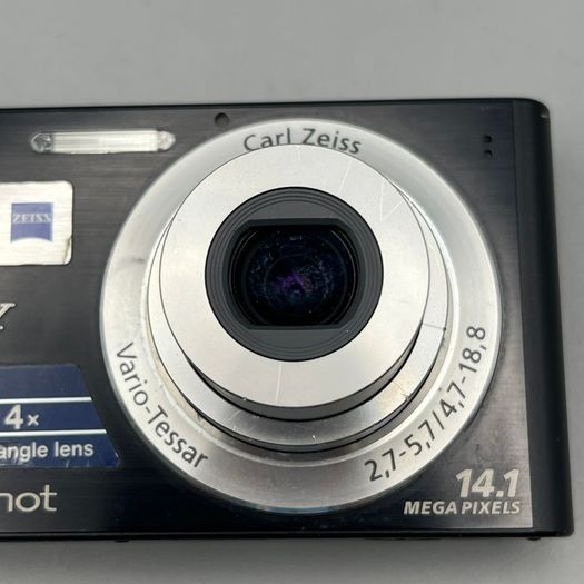Sony Cyber-shot DSC-W320 14.1MP Digital Camera Black - Full Kit