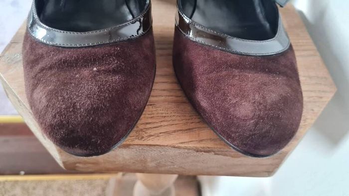 ladies healed  brown shoes size 7