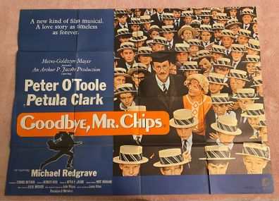 Original 1969 Goodbye, Mr. Chips Movie Poster