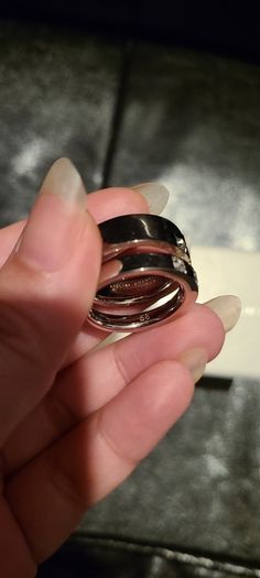 Swarovski Atelier Victor & Rolf Crystal Ring in black and clear