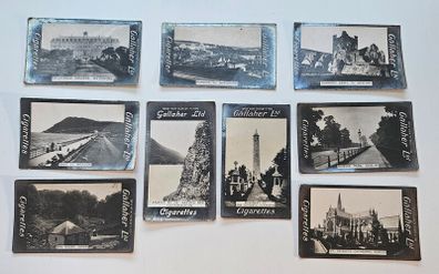 Vintage Gallaher Cigarette Cards Irish View Scenery - Dublin, Wicklow, Wexford and Waterford Views