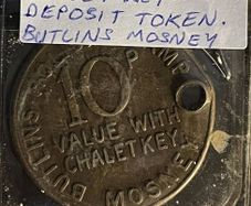 Butlins Mosney, Chalet Key Deposit Token