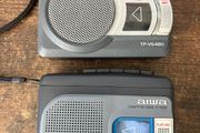 Vintage Aiwa cassette players x2