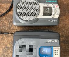 Vintage Aiwa cassette players x2