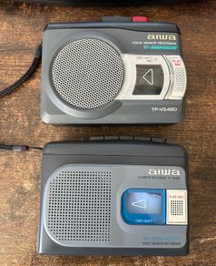 Vintage Aiwa cassette players x2