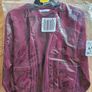 M&S Girls Cotton Rich Burgundy School Cardigan 6-7 Years Image 7