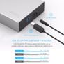 ORICO USB 3.0 (UASP) SATA SSD/HDD 2.5"/3.5" External Aluminum Alloy Enclosure Case/Caddy Silver (UK Plug) (Brand New/Warranty) Image 2