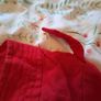 Red linen jacket Image 5